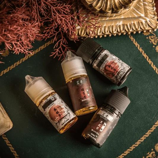 原裝正品 茗茶小菸油 細膩口感 茶香四溢 持久回味 30ml/0-30mg