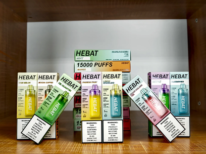 喜貝15000口 hebat拋棄式 大容量一次性電子菸 16種口味