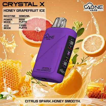 AONE VAPE CRYSTAL X 水晶2代 12000口 大容量拋棄式電子菸