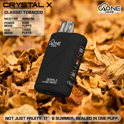 AONE VAPE CRYSTAL X 水晶2代 12000口 大容量拋棄式電子菸