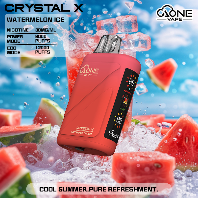 AONE VAPE CRYSTAL X 水晶2代 12000口 大容量拋棄式電子菸