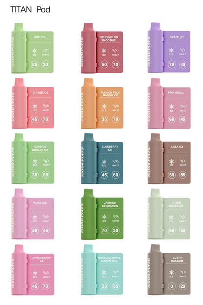 VEVIX TITAN泰坦 換彈拋棄式主機 棉芯還原度高 15000口